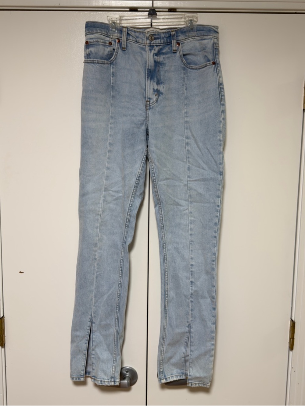 Abercrombie & Fitch Light Blue Straight Leg Jeans